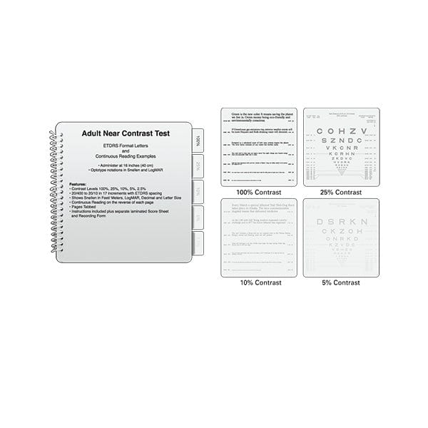 Crontrast Test Ophthalmic Equipment | Good-Lite Adult Near Contrast Test | Veatch ...