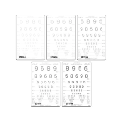 Good-Lite LEA NUMBERS Low Contrast Charts for ESV1200 and ESV1500 Illuminated Cabinets 