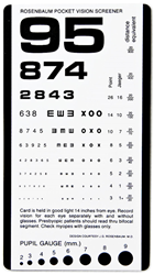 Rosenbaum Pocket Eye Test Chart 